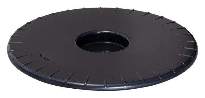 Praktischer WAGNER Rolluntersetzer, ø 300 mm, ultraflaches Design, schwarz, ideal für flexible Mobilität und modernes Wohnen.