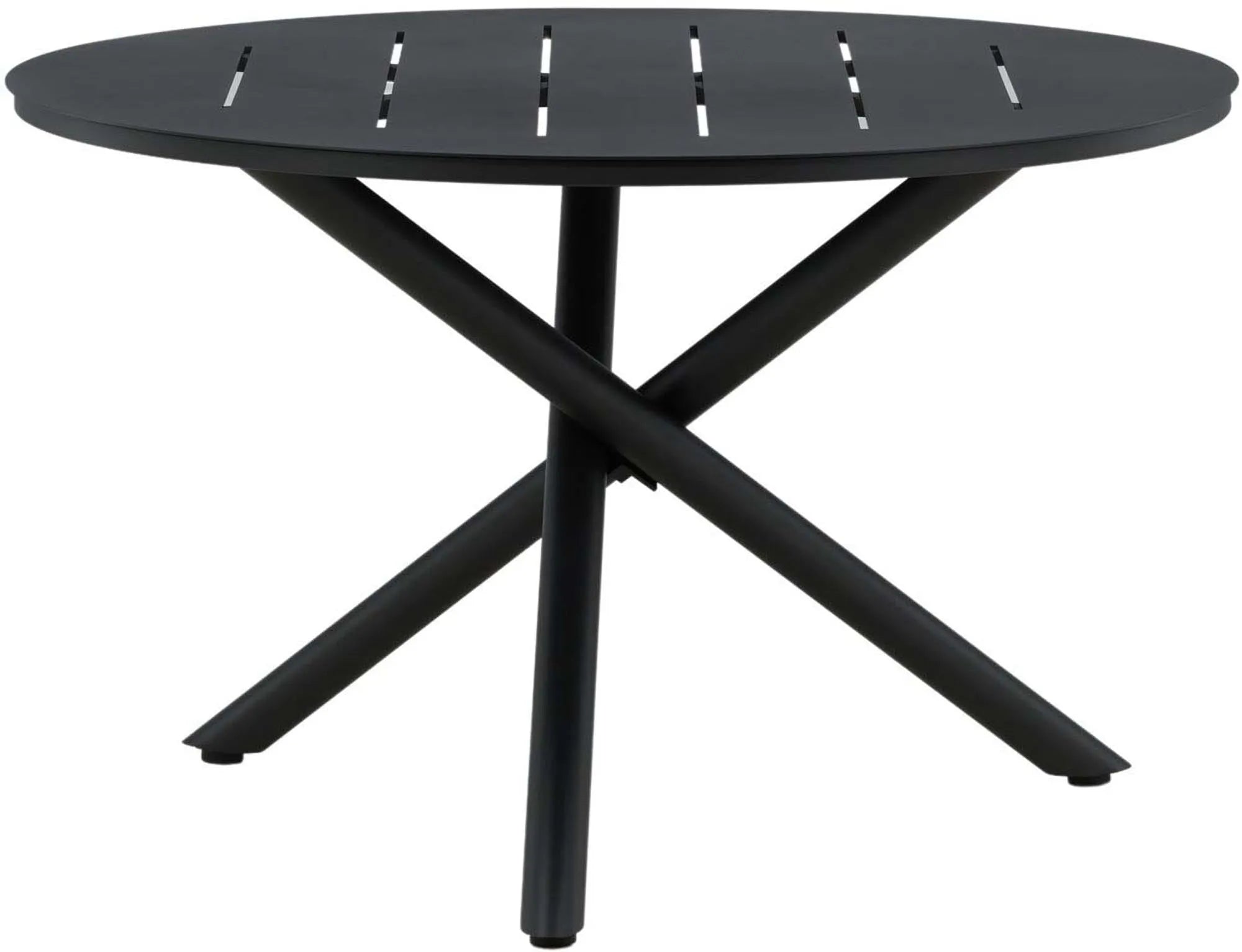 Der Alma Gartentisch von Venture Home kombiniert stilvolles Design mit praktischer Funktion, perfekt für Außenbereiche.