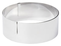 PATISSE Tortenring niedrig verstellbar Edelstahl 13-31cm
