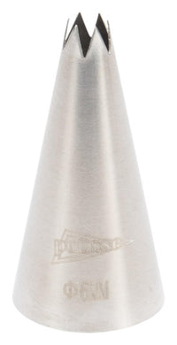 PATISSE bocchetta a stella in acciaio inox 9 mm