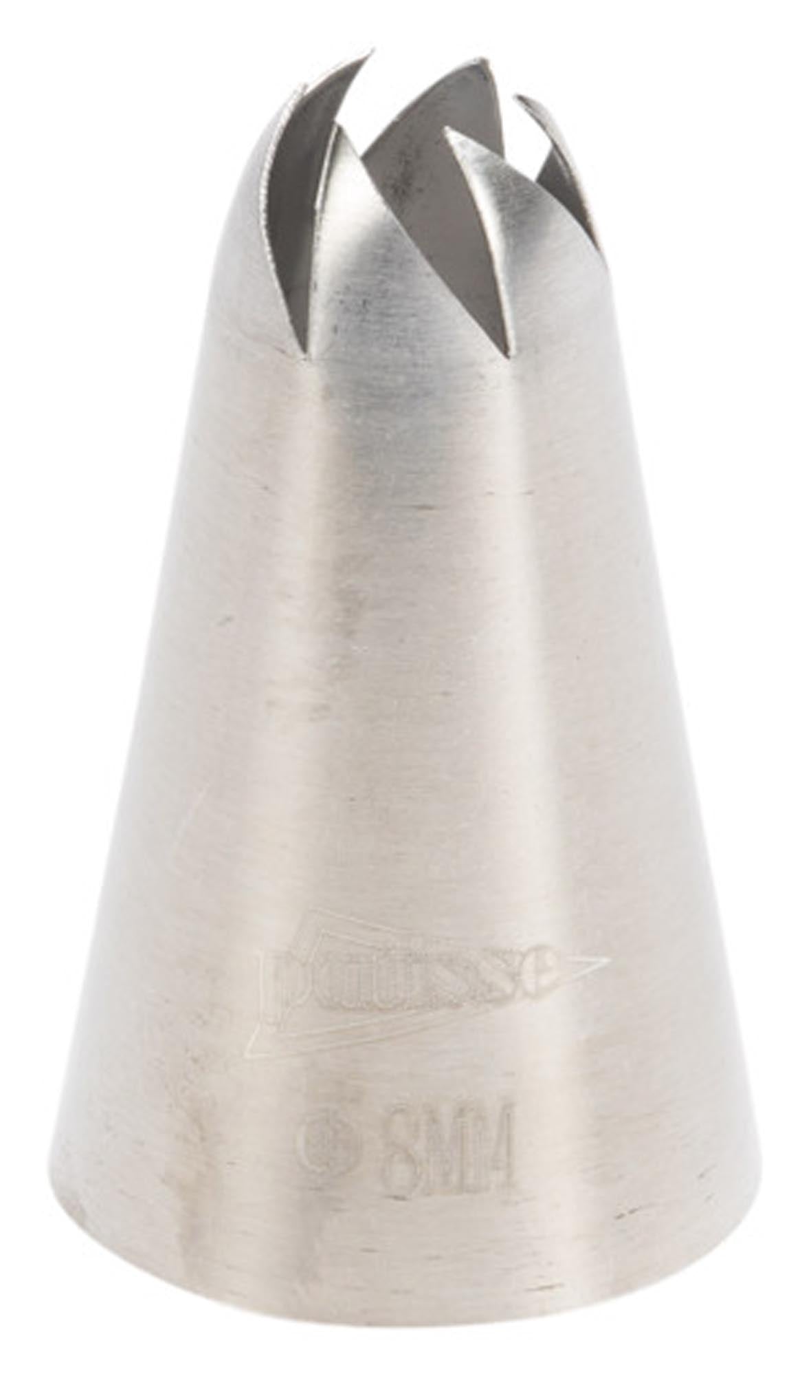 Die PATISSE Rosentülle 8 mm aus Edelstahl ist ideal für präzise Rosendekorationen auf Torten. Spülmaschinenfest und langlebig.