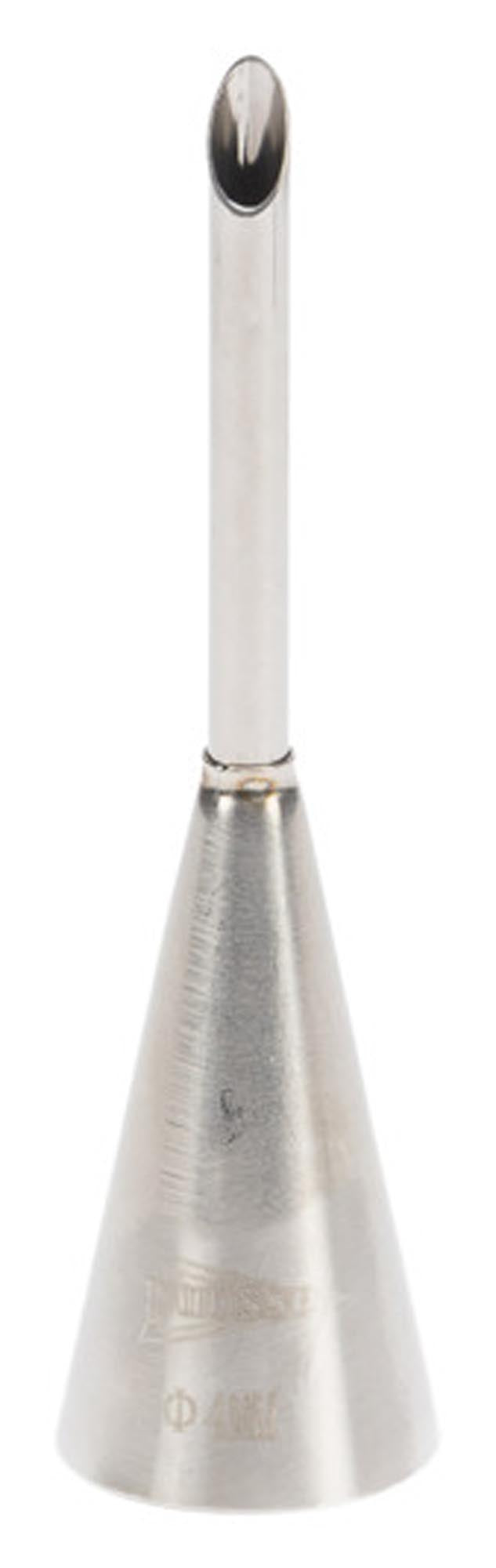 Die PATISSE Fülltülle aus Edelstahl (4 mm) ist ideal für präzise Gebäckfüllungen. Langlebig, hygienisch und spülmaschinenfest.