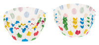 PATISSE mini astucci in carta 200 pezzi pois colorati bianchi ø 3cm