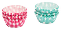 PATISSE mini astucci in carta 200 pezzi rosa/turchese ø 3cm