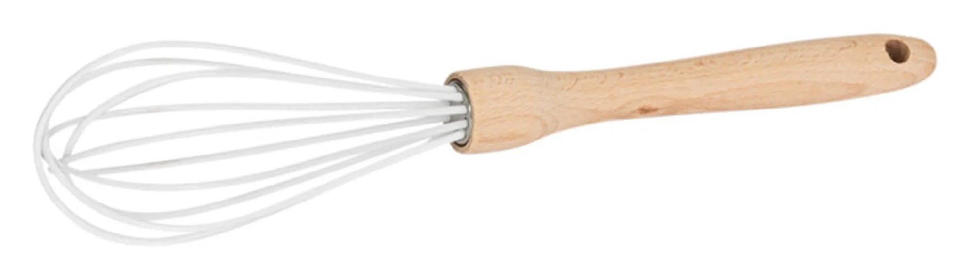 PATISSE Schneebesen Silikon Holz weiss Prima Line 30 cm in  präsentiert im Onlineshop von KAQTU Design AG. Kochbesteck ist von PATISSE