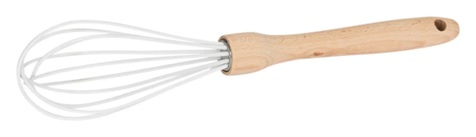 PATISSE Schneebesen Silikon Holz weiss Prima Line 30 cm in  präsentiert im Onlineshop von KAQTU Design AG. Kochbesteck ist von PATISSE