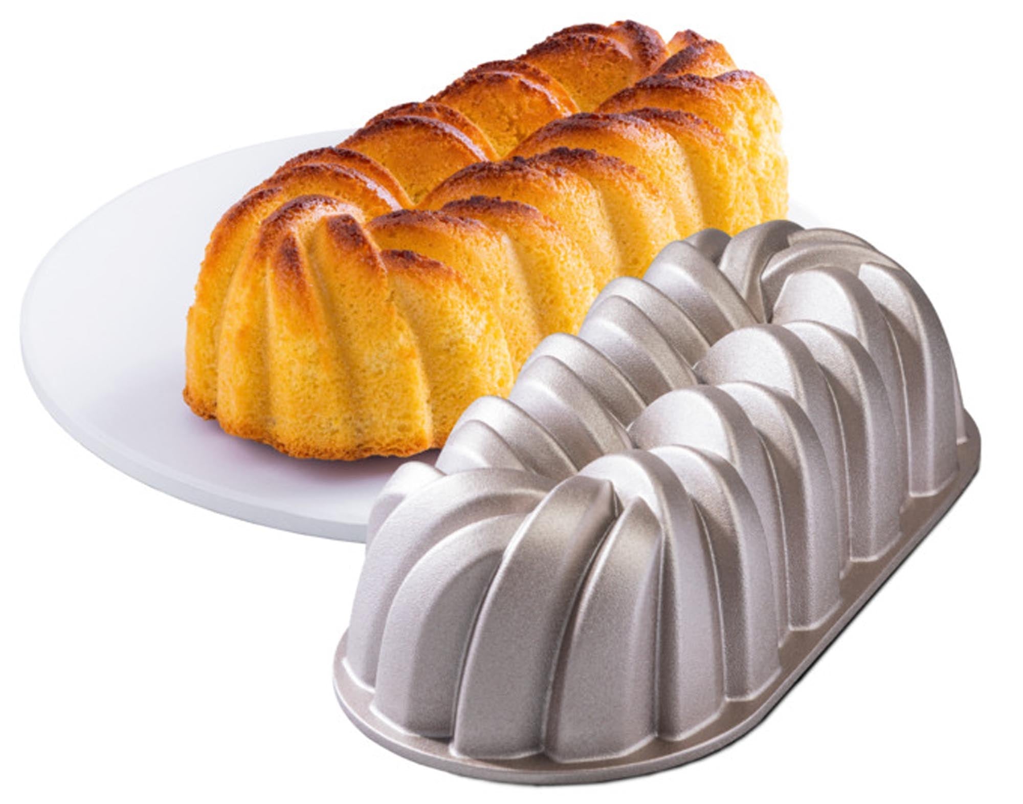 Robuste Aluguss-Zopfform 31 cm von PATISSE für perfekte Backergebnisse.
