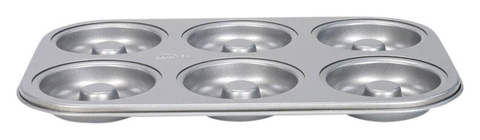 Donut-Backblech 6-teilig Silver-Top 32x22 cm in  präsentiert im Onlineshop von KAQTU Design AG. Backform / Backblech ist von PATISSE