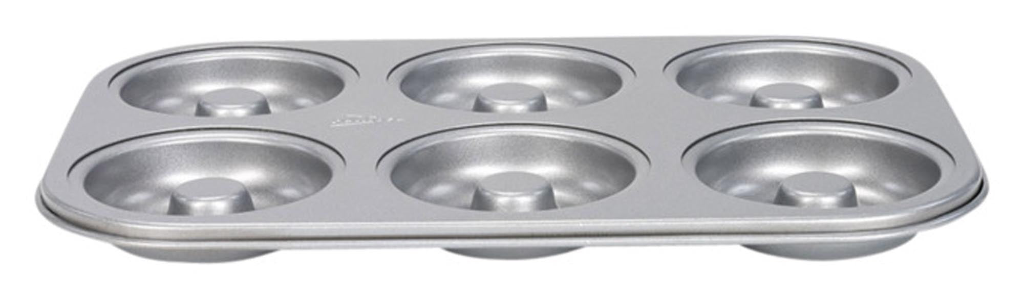 Donut-Backblech 6-teilig von PATISSE: Antihaft, 32x22 cm, für perfekte Donuts. Robust, langlebig, ideal für Backliebhaber.