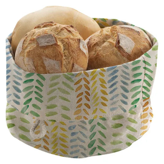 METALTEX Brotkorb Oeko-Tex Leaves 32x19 cm in  präsentiert im Onlineshop von KAQTU Design AG. Brotkorb ist von METALTEX