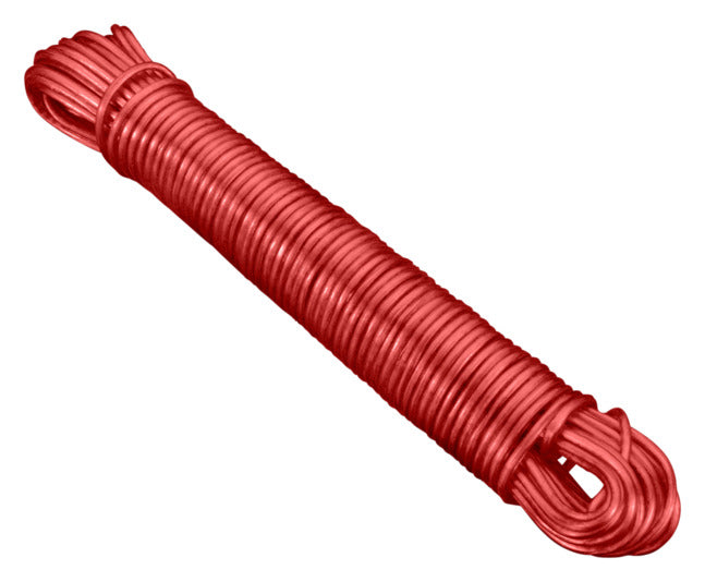 Robuste METALTEX Wäscheleine aus PP, 20 m lang, in Rot/Blau. Ideal für den Innen- und Außenbereich, langlebig und wetterfest.