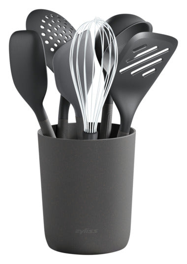 Kochutensilien Set 7-teilig Weizenstroh Plastik in  präsentiert im Onlineshop von KAQTU Design AG. Küchenhelfer ist von ZYLISS