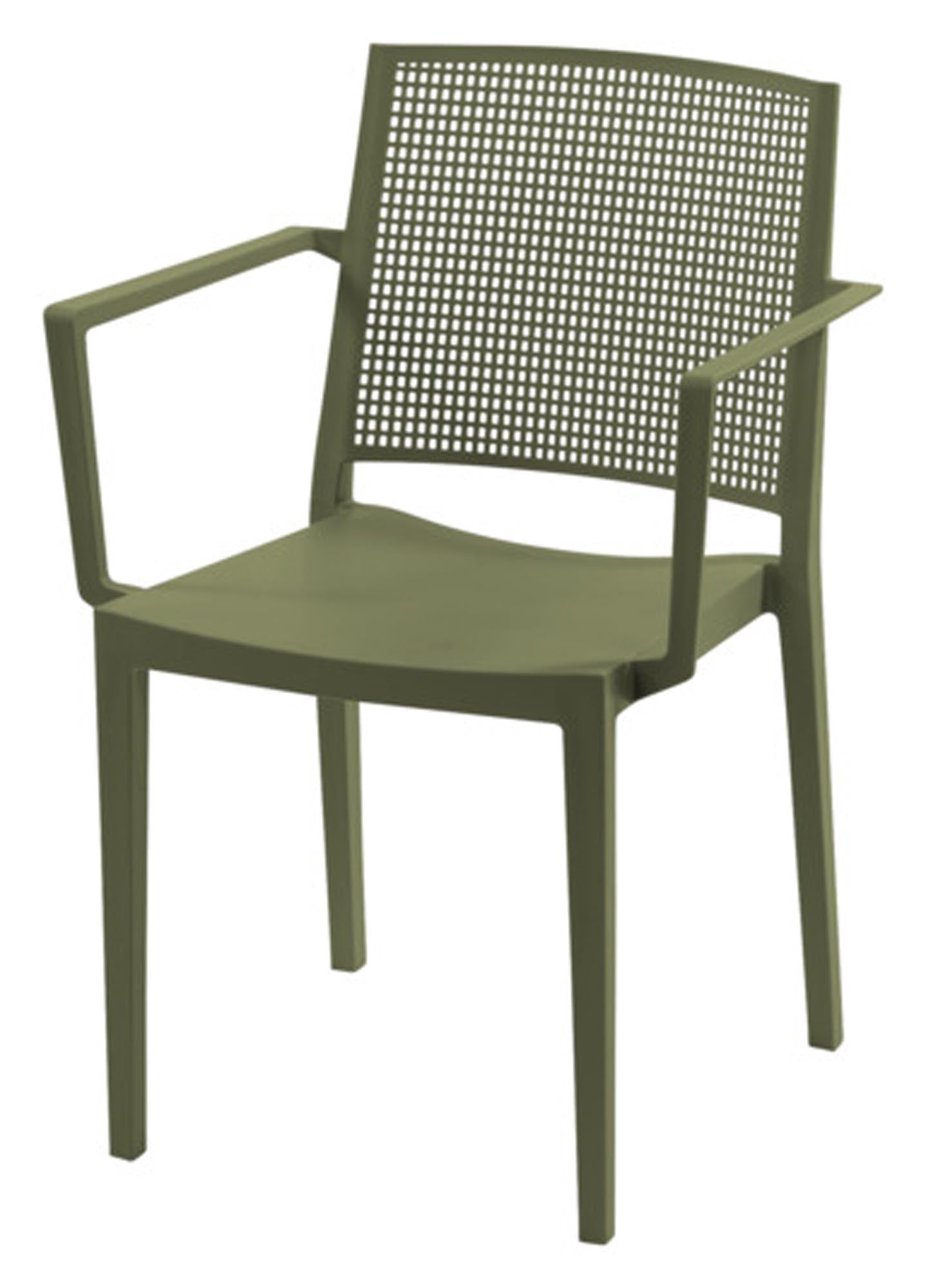 Moderner, olivgrüner Gartensessel von SIENA GARDEN: Komfort, Stil und wetterfestes Design für Ihren Außenbereich.