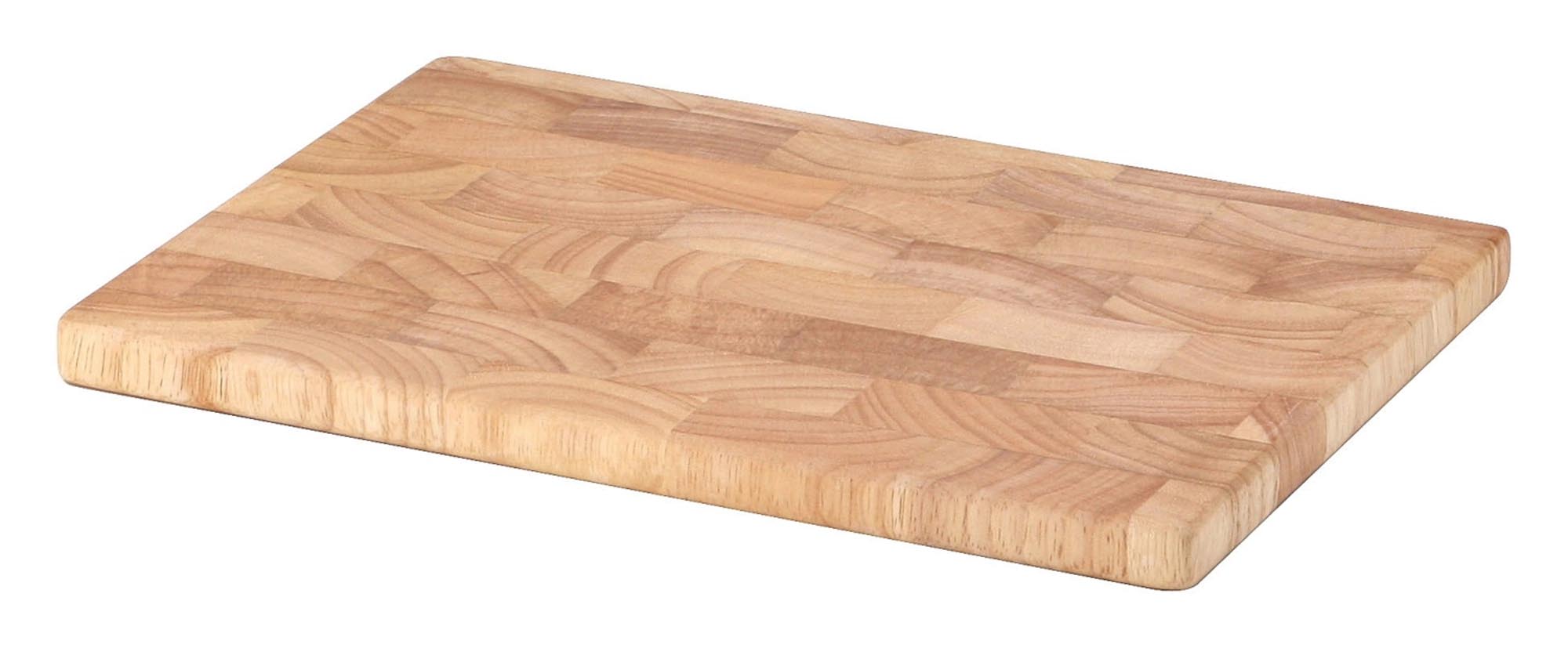 Turned wood cutting board, 26x18x1.5 cm