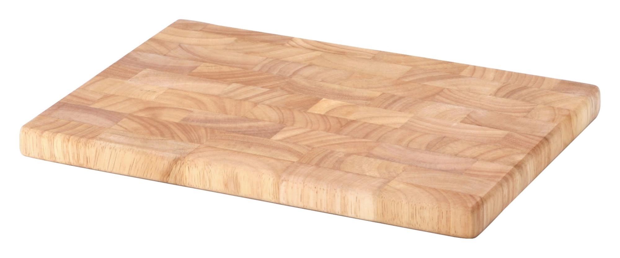 Turned wood cutting board, 30x21.5x2 cm