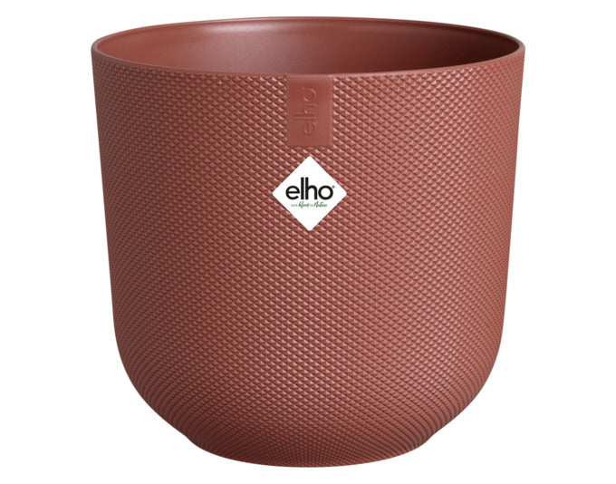 ELHO Pflanzengefäss Jazz rund ø 30 cm toskanisches rot in  präsentiert im Onlineshop von KAQTU Design AG. Pflanzentopf Outdoor ist von ELHO
