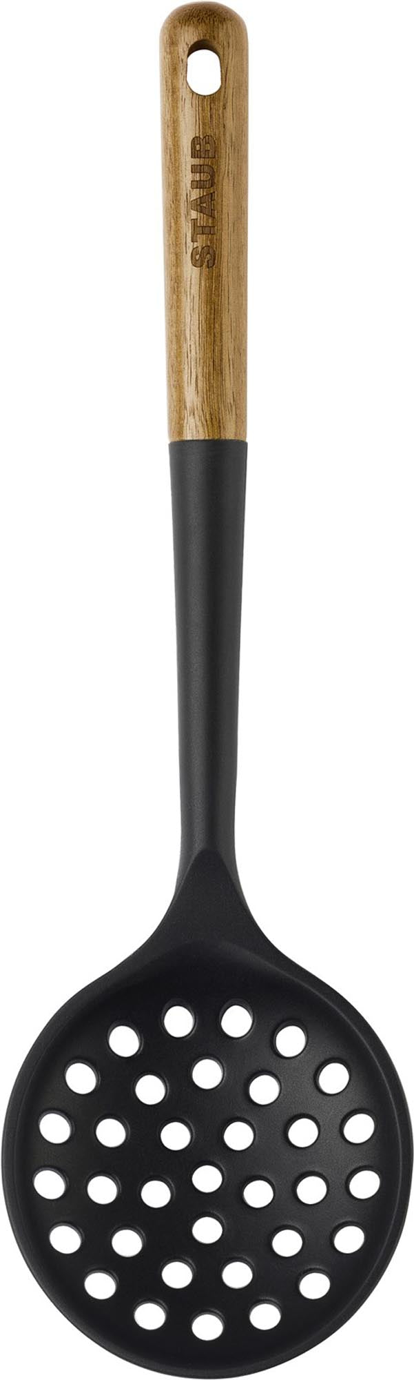 Schaumkelle, 31 cm Akazie Silikon in Braun präsentiert im Onlineshop von KAQTU Design AG. Kochbesteck ist von Staub