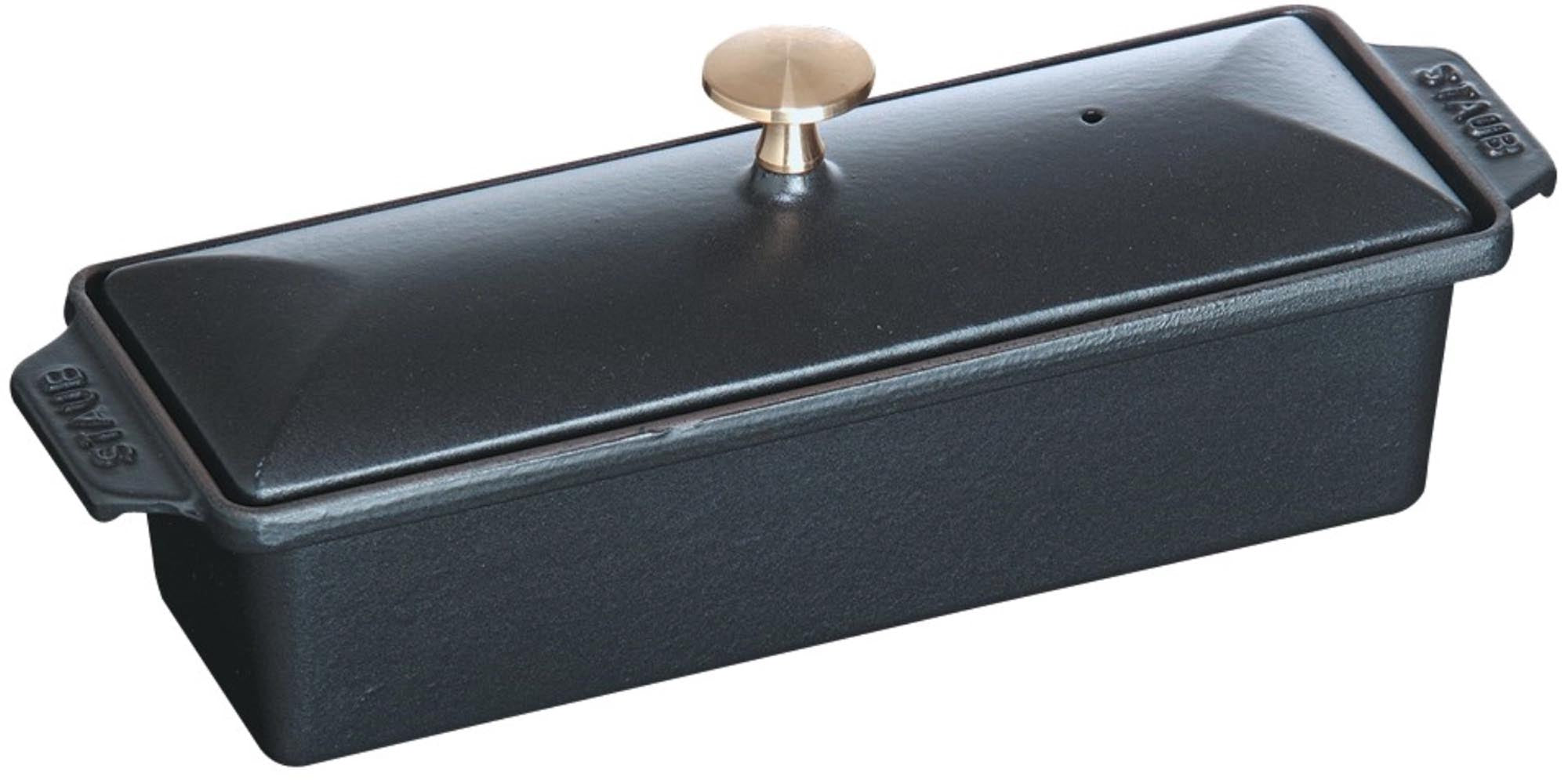 Terrine shape large black, 30x11cm