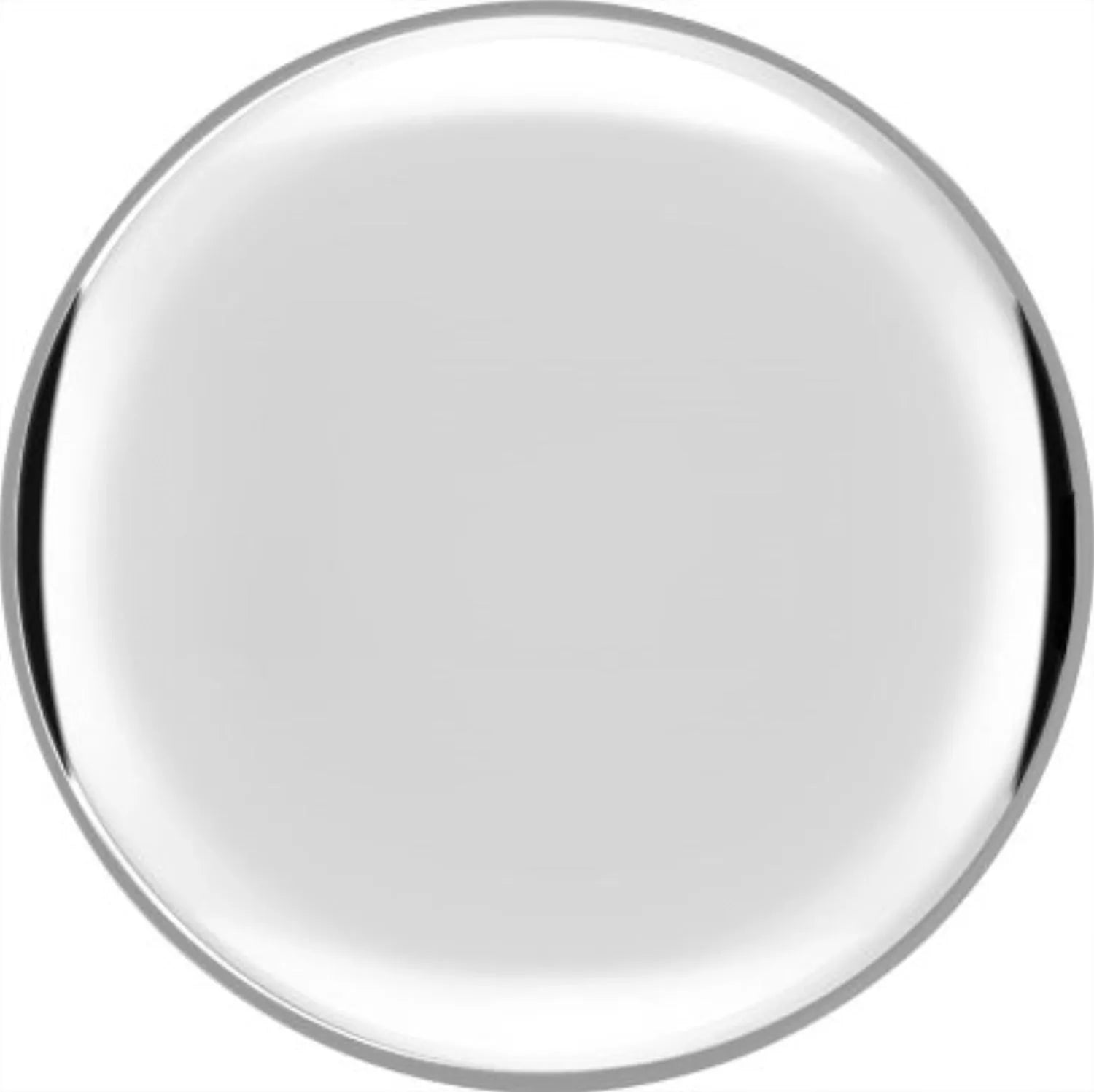 Großer, vernickelter Staub Deckelknauf für stilvolle Küchen.