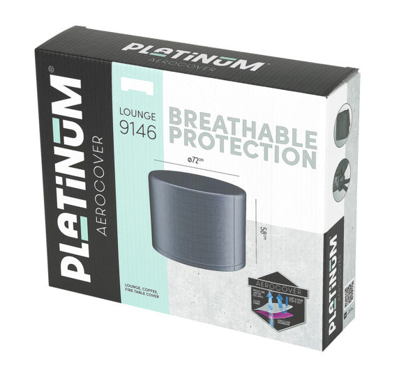 PLATINUM AEROCOVER Schutzhülle Beistelltische ø 72x58 cm in  präsentiert im Onlineshop von KAQTU Design AG. Gartenmöbelabdeckung ist von PLATINUM AEROCOVER