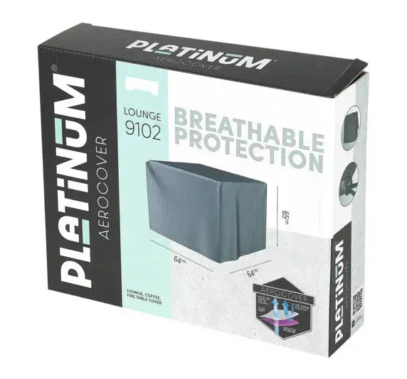 PLATINUM AEROCOVER Schutzhülle Beistelltische 64x64x65 cm in  präsentiert im Onlineshop von KAQTU Design AG. Gartenmöbelabdeckung ist von PLATINUM AEROCOVER