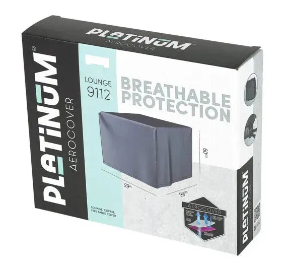 PLATINUM AEROCOVER Schutzhülle Beistelltische 99x99x60 cm in  präsentiert im Onlineshop von KAQTU Design AG. Gartenmöbelabdeckung ist von PLATINUM AEROCOVER