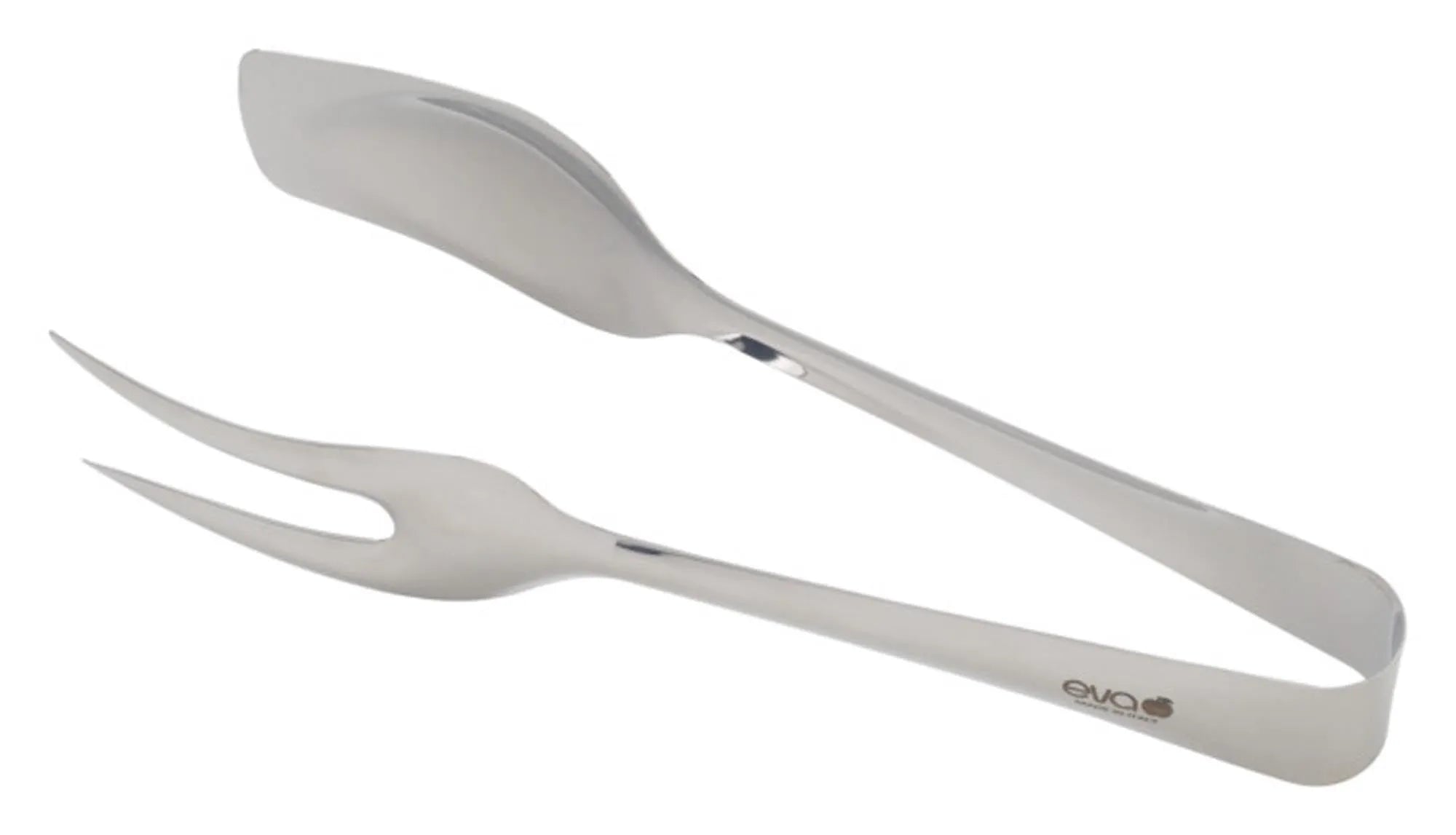 Vielseitige 21 cm Zange aus Edelstahl von EVA COLLECTION: Ideal für Fleisch, Gemüse, hitzebeständig, spülmaschinenfest.