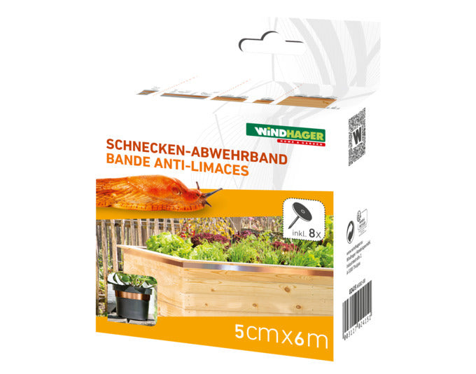 WINDHAGER Schneckenabwehrband 0.5x6 m in  präsentiert im Onlineshop von KAQTU Design AG. Insektenabwehr ist von WINDHAGER