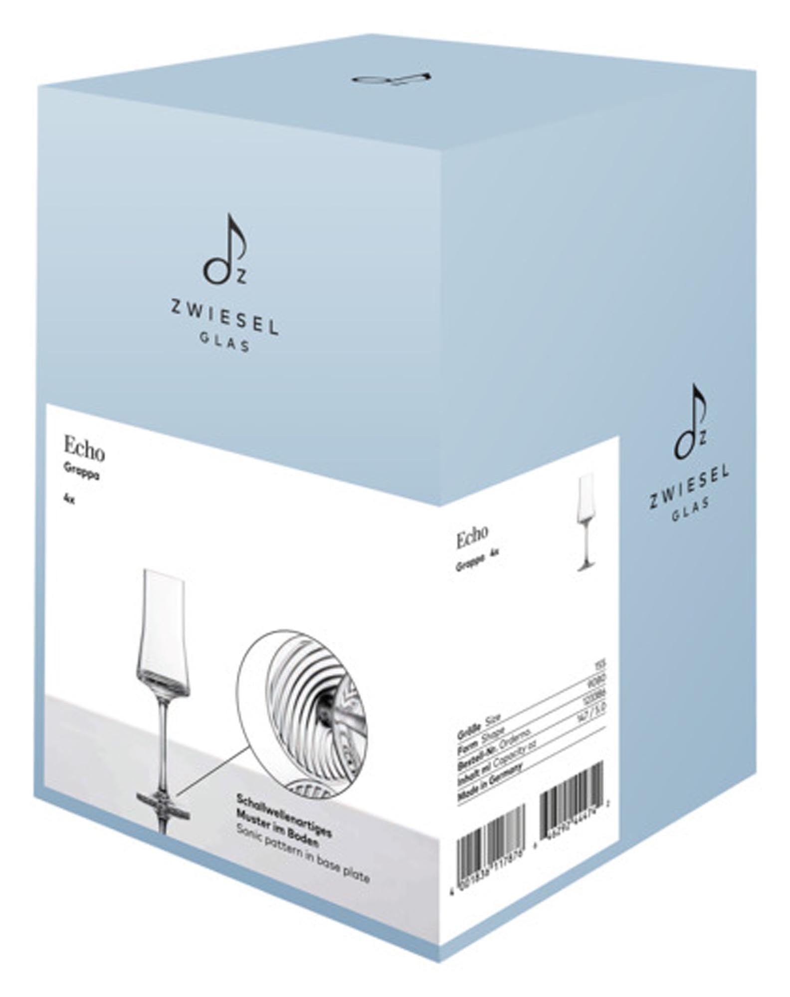ZWIESEL GLAS Bicchiere grappa Echo 155 4 pezzi