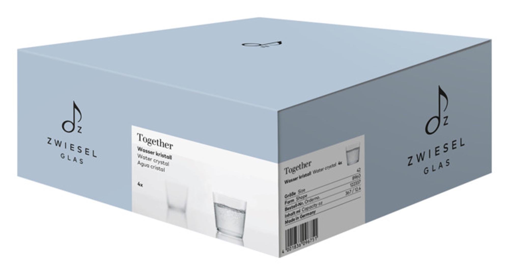 <tc>ZWIESEL GLAS</tc> Water glass Together 42 clear glass 4 pieces