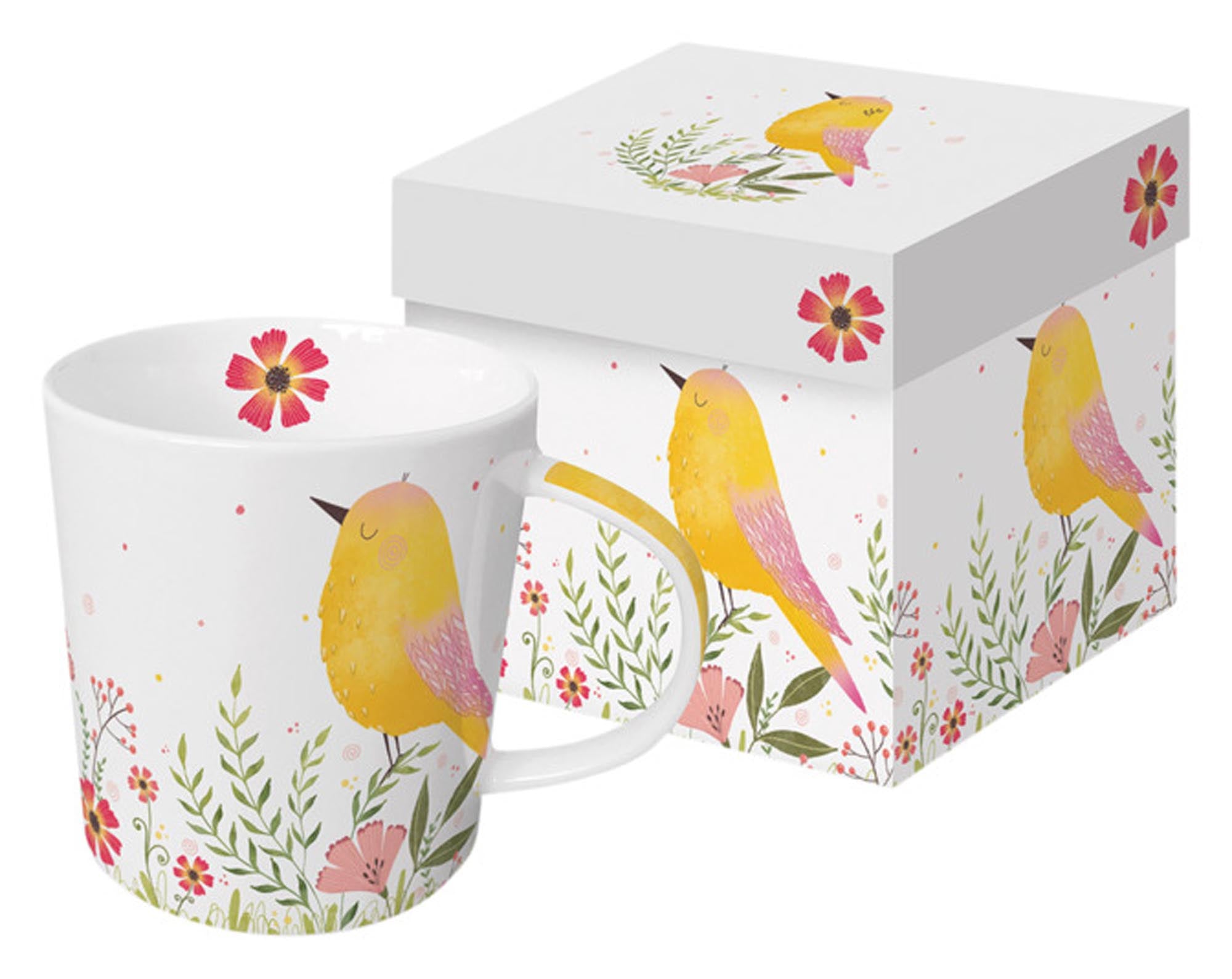 PPD Tazza con manico Trend Mug GB Bird giallo