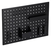 ZELLER Magnet Memobord Metall schwarz 50x35 cm
