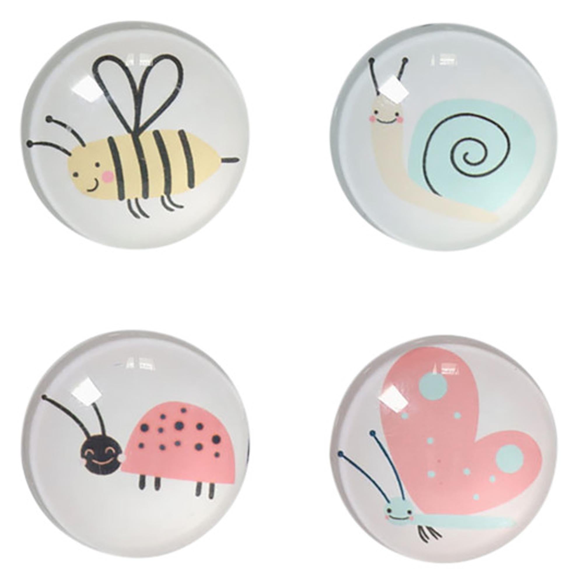 Entdecken Sie das ZELLER Magnet-Set Insekten (4 Stück, ø 2,5 cm) – stilvolle und funktionale Magnete für Büro und Zuhause.