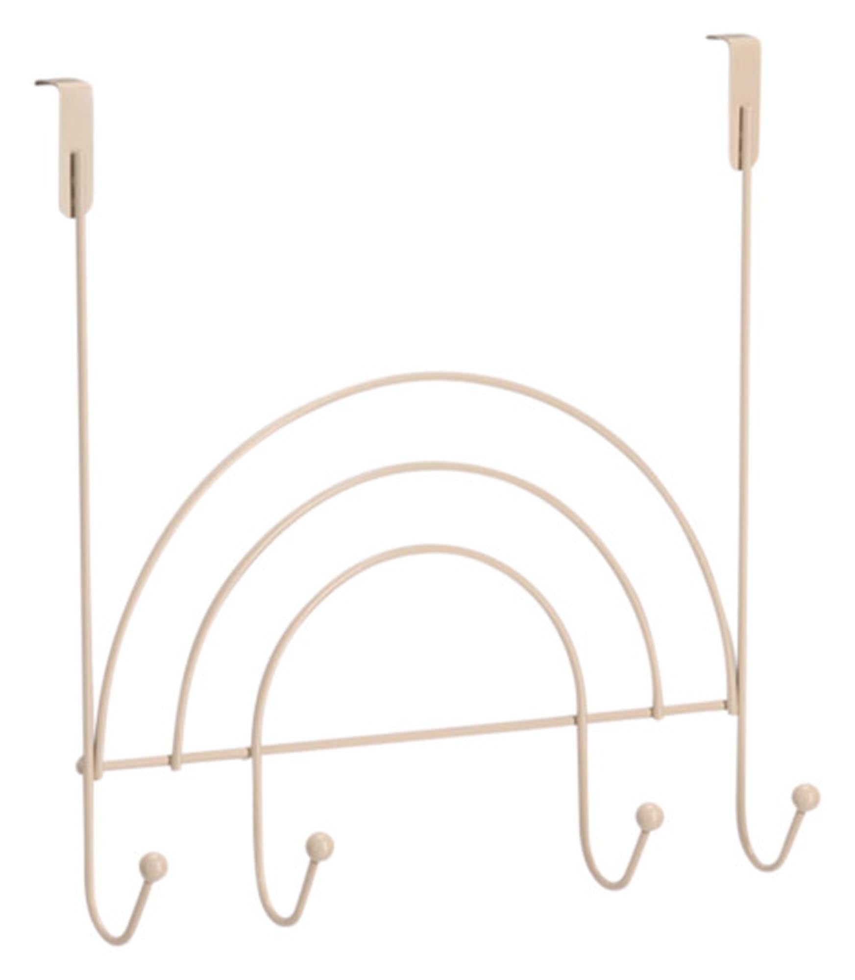 Zeller door hook strip Rainbow beige 30x8x33 cm