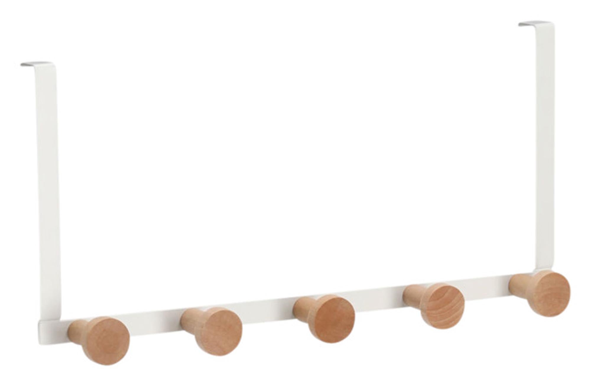 ZELLER door hook rail <tc>weis</tc>s 37.5x9x18 cm