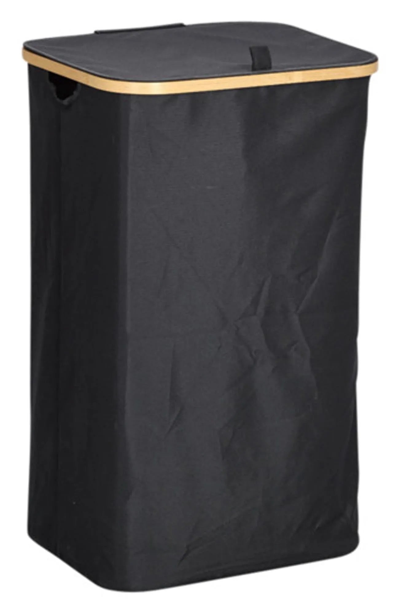 Stilvoller Wäschesammler von ZELLER PRESENT, 41.5x34x69 cm, mit Tragetasche für einfache Wäschetrennung und Transport.