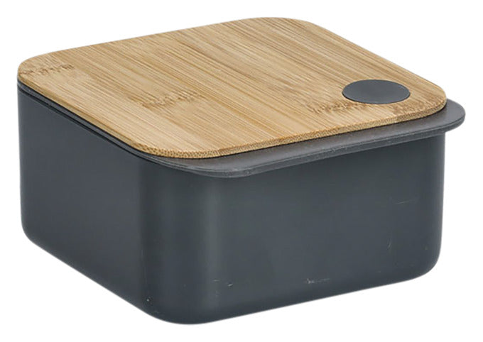 Lunchbox mit Bambusdeckel 13x11.9x6.4 cm in  präsentiert im Onlineshop von KAQTU Design AG. Aufbewahrungsdose ist von ZELLER PRESENT