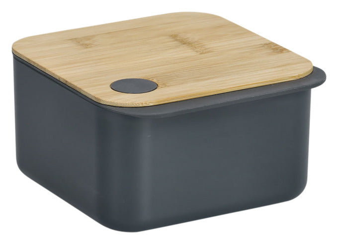 Lunchbox mit Bambusdeckel 15.4x14.1x8.2 cm in  präsentiert im Onlineshop von KAQTU Design AG. Aufbewahrungsdose ist von ZELLER PRESENT