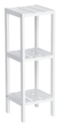 ZELLER Standregal mit 3 Ablagen weiss 22x22x65 cm