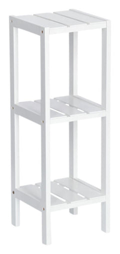 ZELLER Standregal mit 3 Ablagen weiss 22x22x65 cm