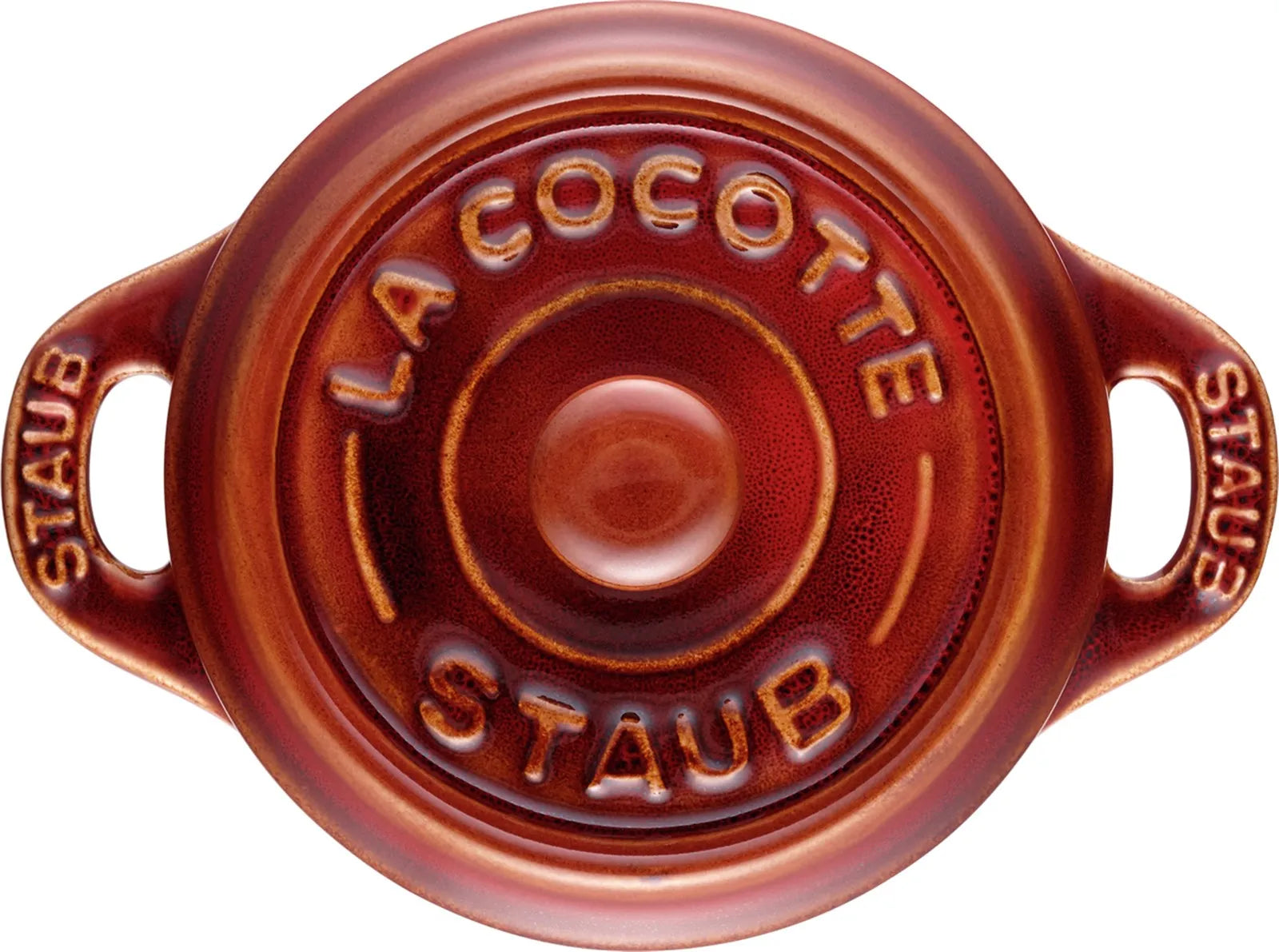 Staub Mini Cocotte 10 cm: Antik-Kupfer Keramik, 0.2l, stilvoll & kompakt.