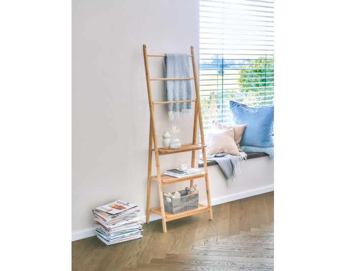 Zeller stools with bamboo 40x25x46 cm