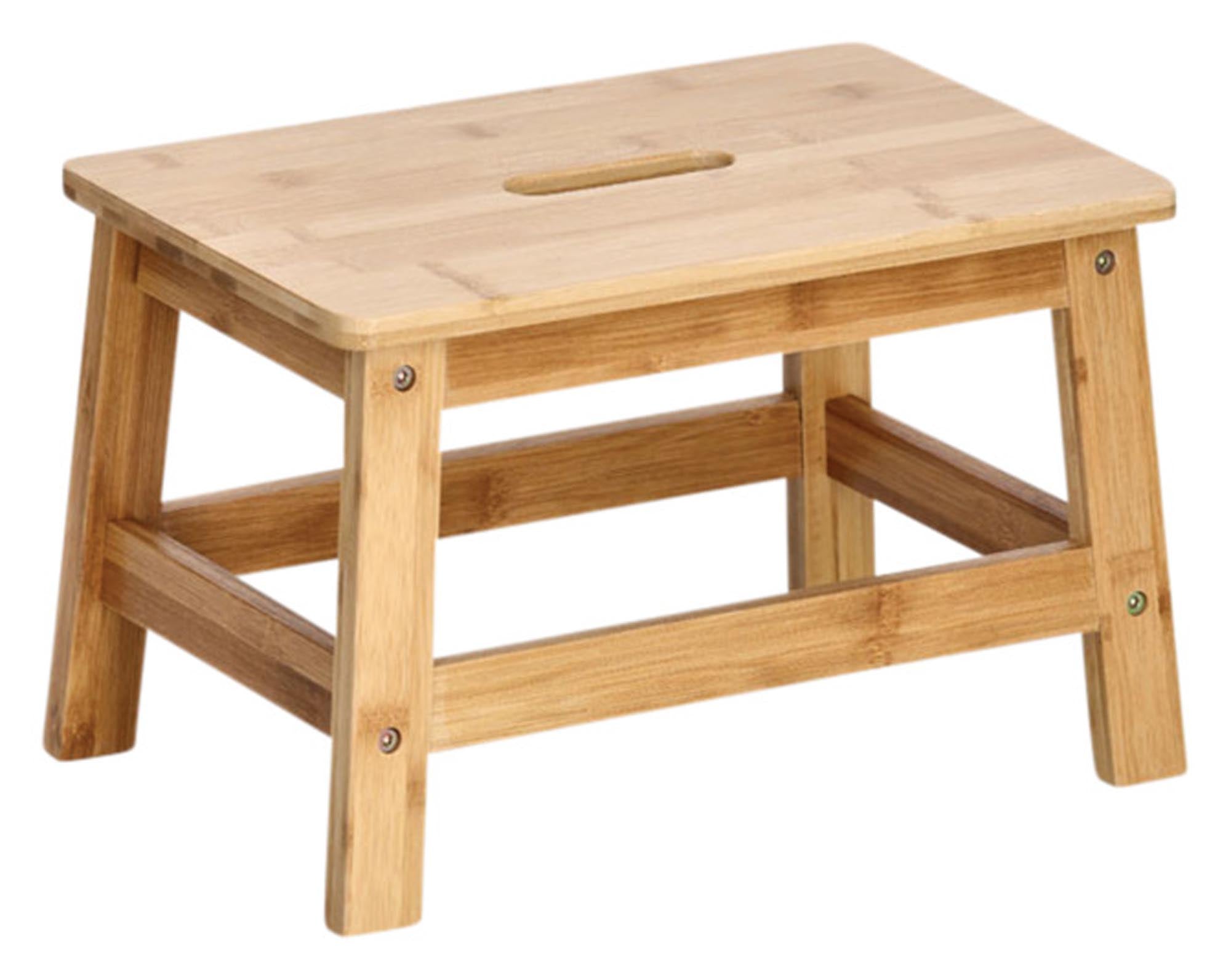 ZELLER Fussbank Bambus 38.5x26x25 cm