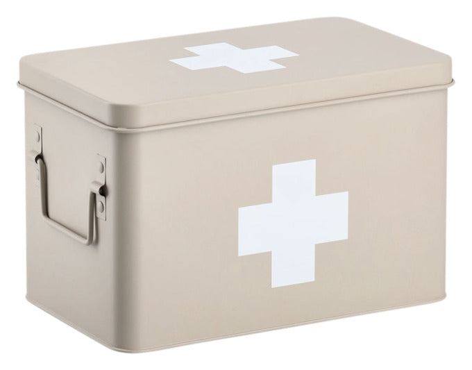 Medizinbox beige 32x20x21 cm in  präsentiert im Onlineshop von KAQTU Design AG. Hilfekasten ist von ZELLER PRESENT