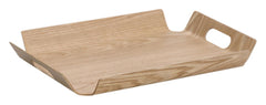 Zeller servant un plateau en bois/en chêne 44.5x33.5x4,5 cm
