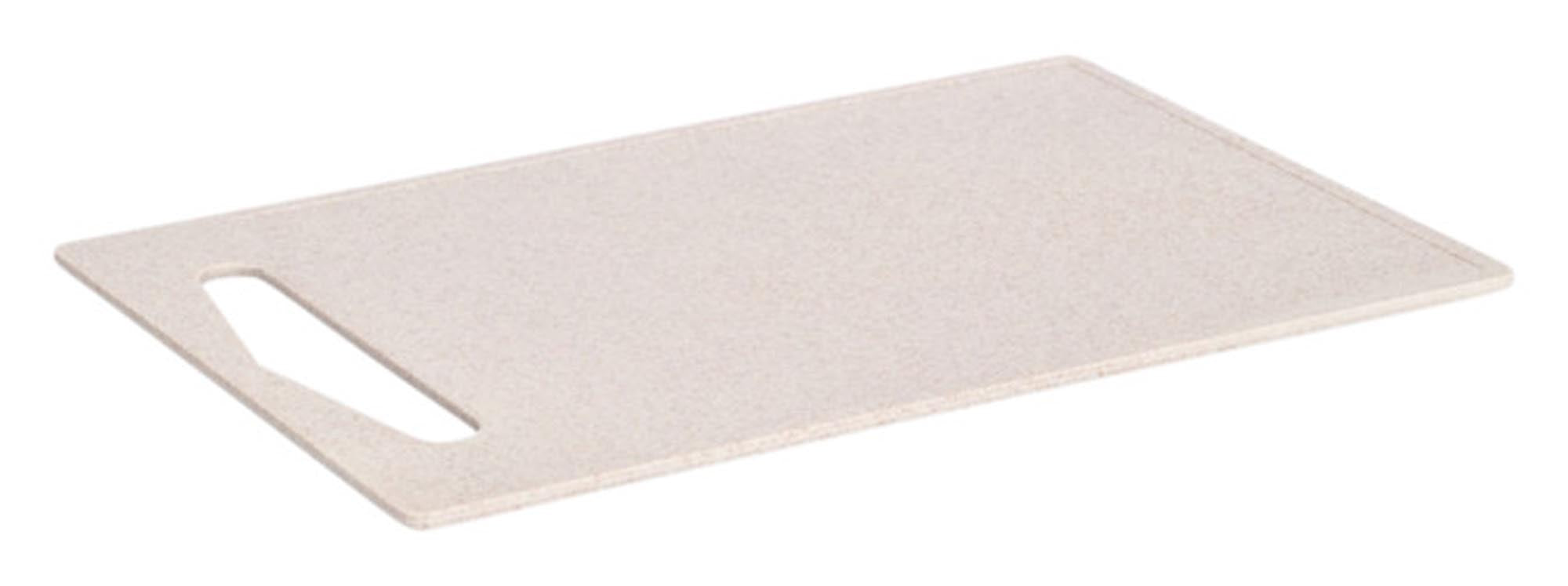 Praktisches, umweltfreundliches Schneidbrett aus Kunststoff/Weizenstroh, 37.5x25x0.5 cm, robust, hygienisch, rutschfest, vielseitig einsetzbar.