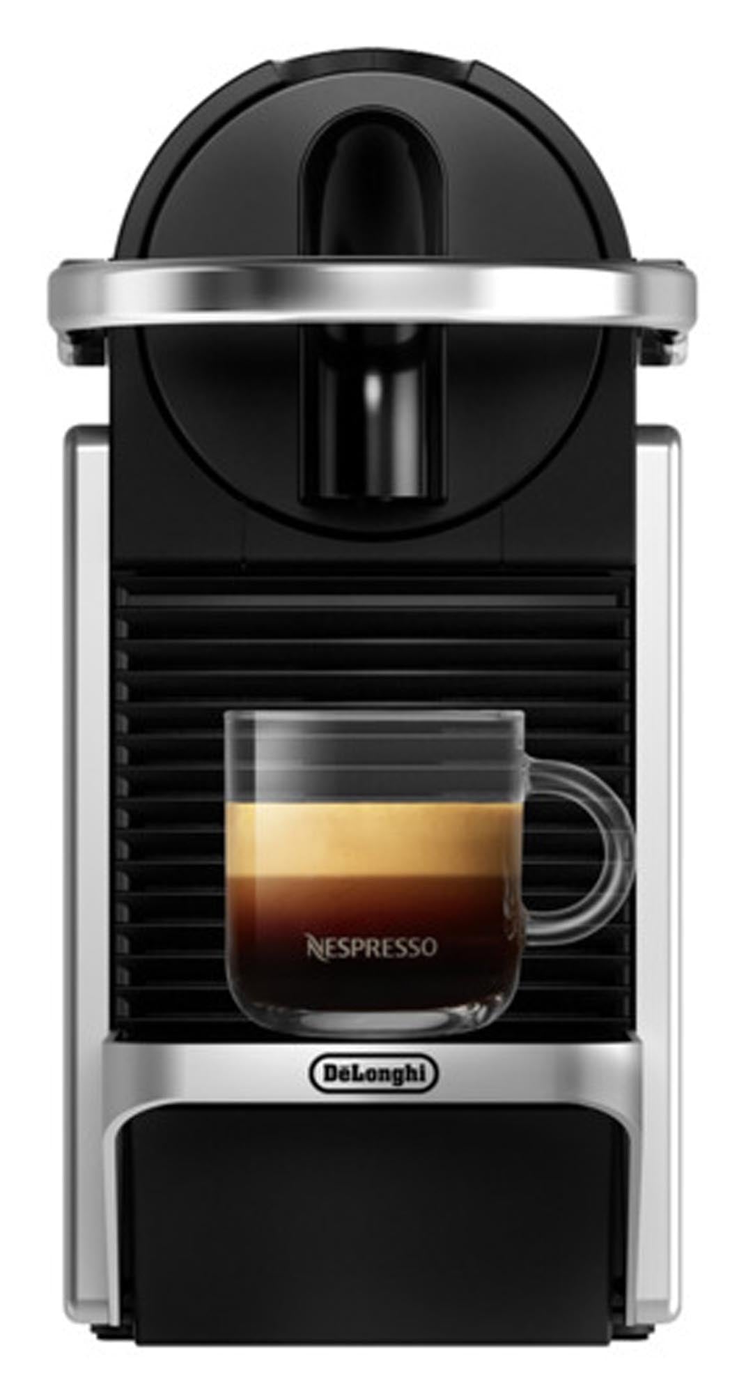 DELONGHI Nespresso Kaffeemaschine Pixie silver