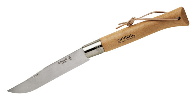 OPINEL Messer Nr. 13 Edelstahl Buchenholzgriff Übergrösse in Karton-Box 22 cm in  präsentiert im Onlineshop von KAQTU Design AG. Küchenmesser ist von OPINEL