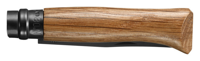 OPINEL Coltello n. 8 Oak Black Oak Edition in scatola di legno 8,5 cm