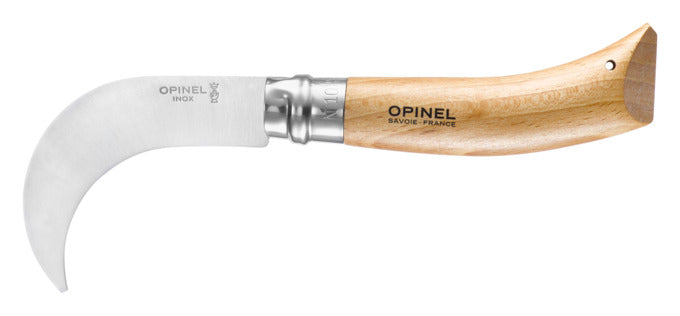OPINEL Messer Nr. 10 Gartenhippe Buchenholzgriff in Box 10 cm in  präsentiert im Onlineshop von KAQTU Design AG. Küchenmesser ist von OPINEL
